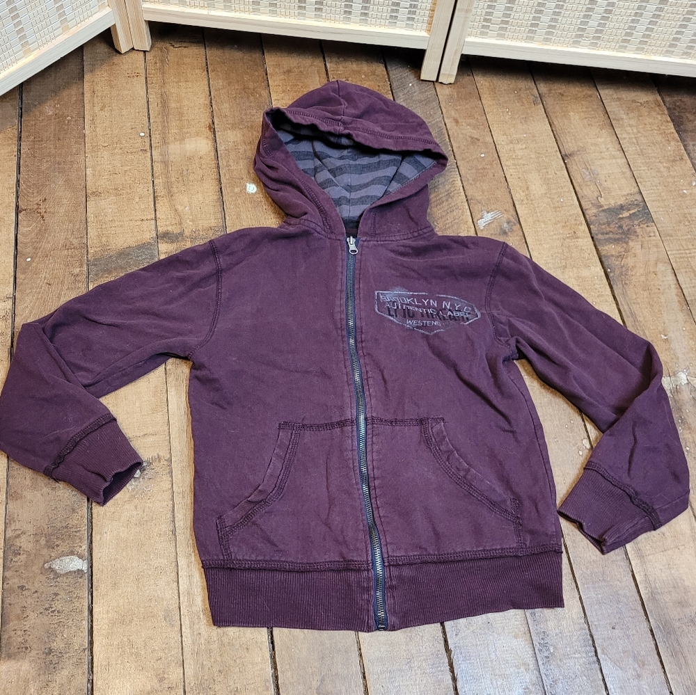 Epic threads Purple Hooded Zip-Up hoodie